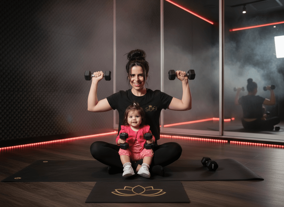 Marzie Zare leading a studio session